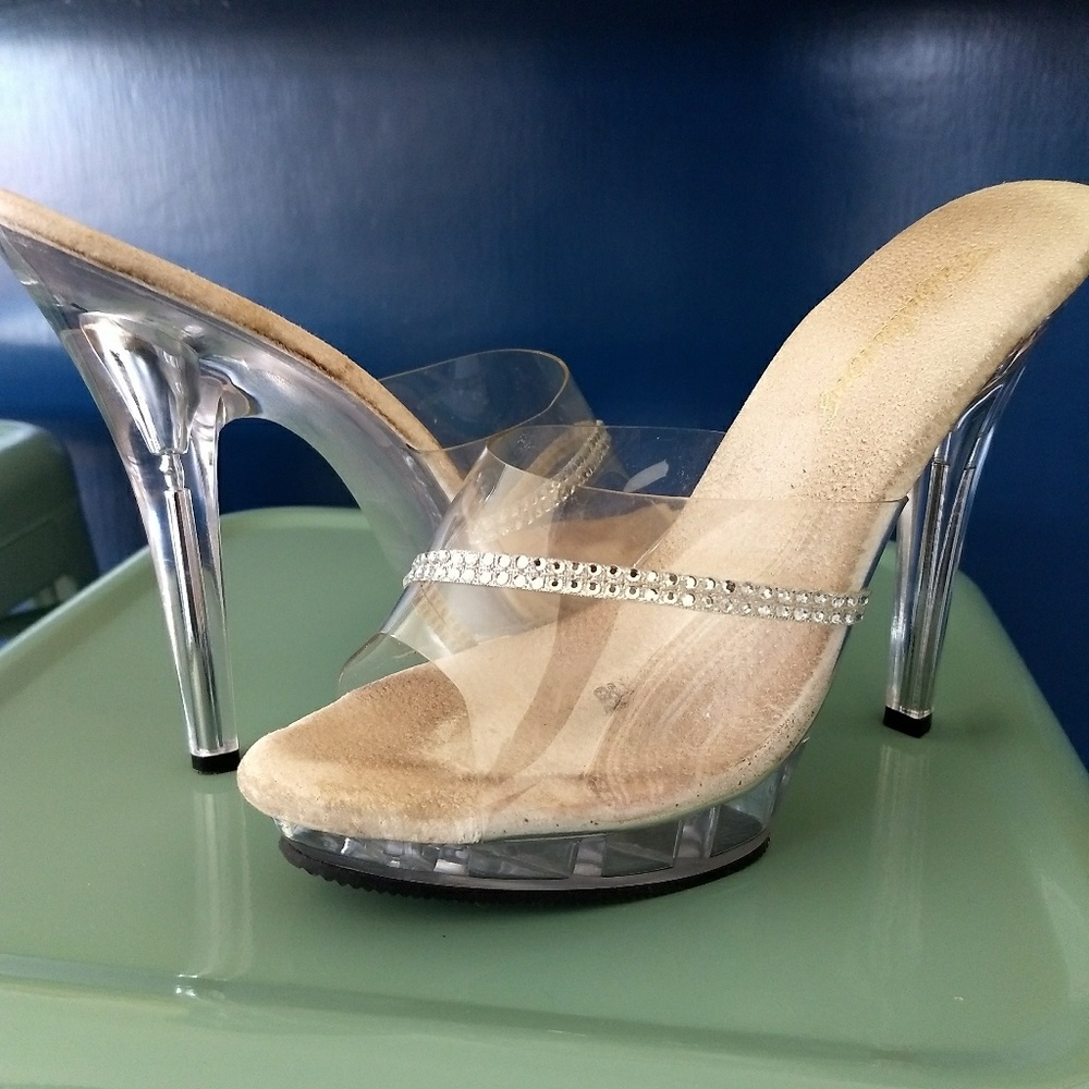 Fabulicious clear competition heels